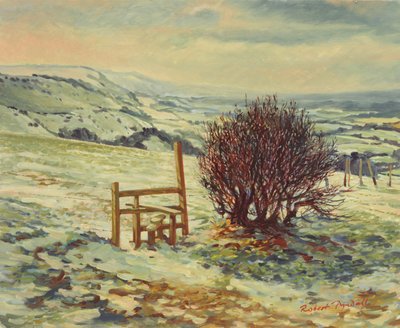Sussex Stile, Winter by Robert Tyndall